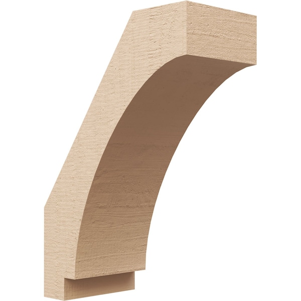 Ekena Millwork 5-inch W x 10-inch D x 14-inch H Imperial Rough Cedar Woodgrain TimberThane Knee Brace, Primed BRCUR05X10X14IMPRCPR - main